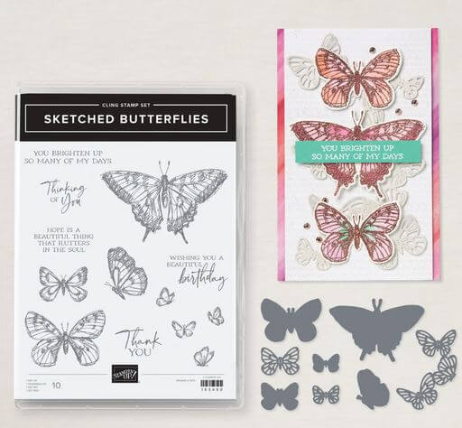 Sketched Butterflies Bundle